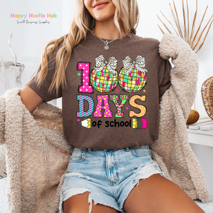 100 Days of School Discos  DTF Transfer