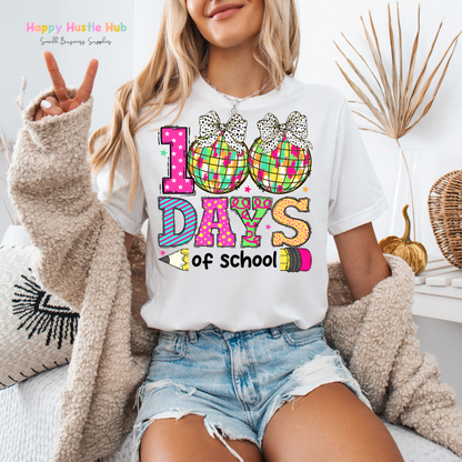 100 Days of School Discos  DTF Transfer