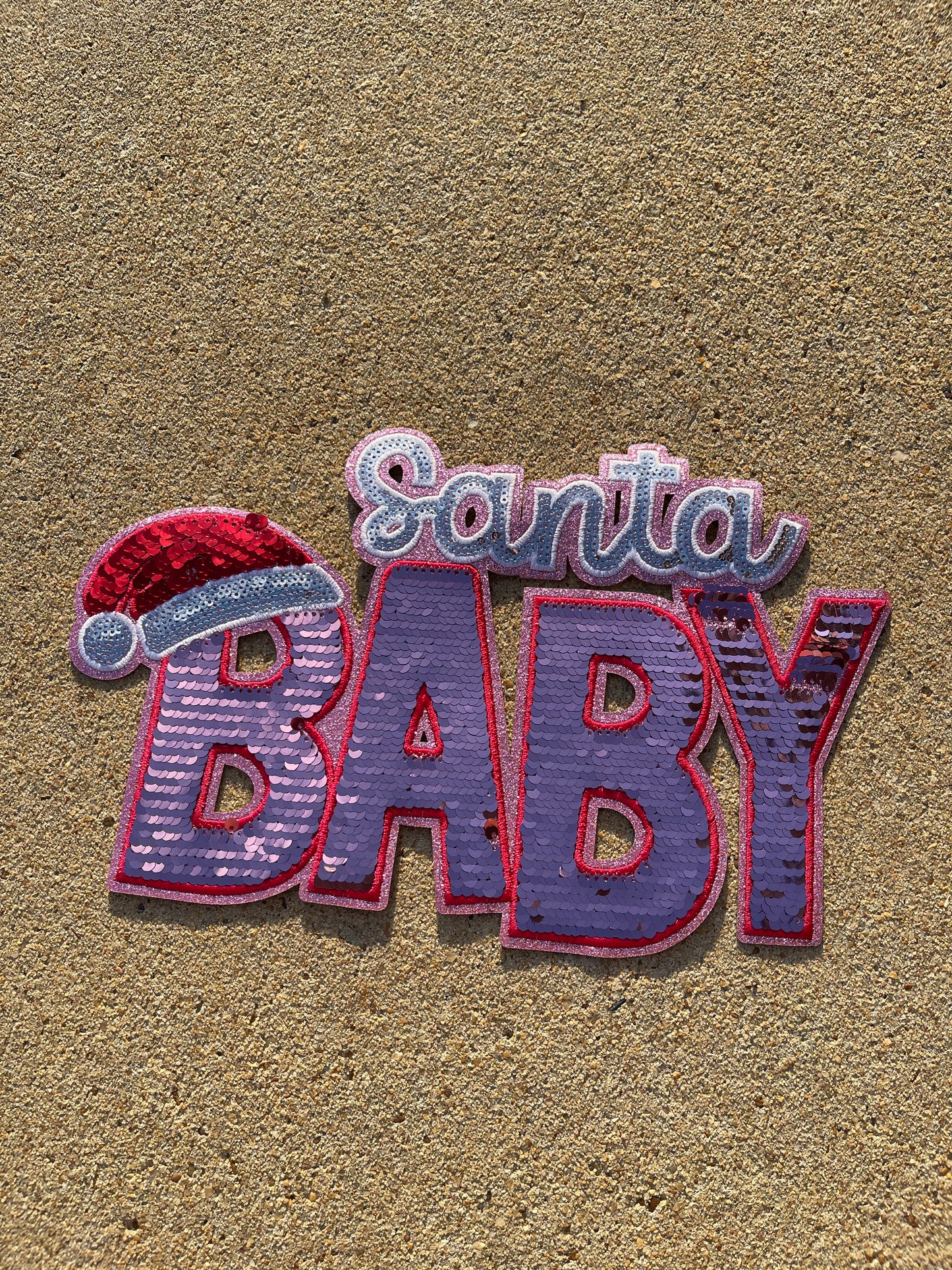 Santa Baby Chenille Patch