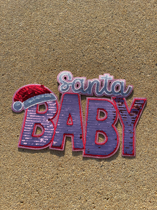 Santa Baby Chenille Patch