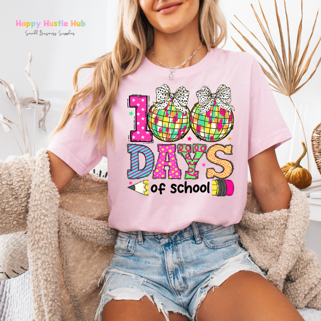 100 Days of School Discos  DTF Transfer
