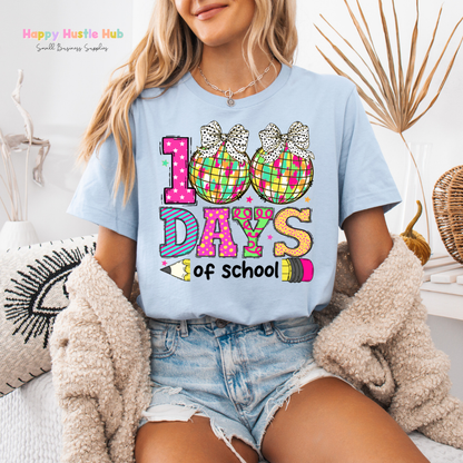100 Days of School Discos  DTF Transfer