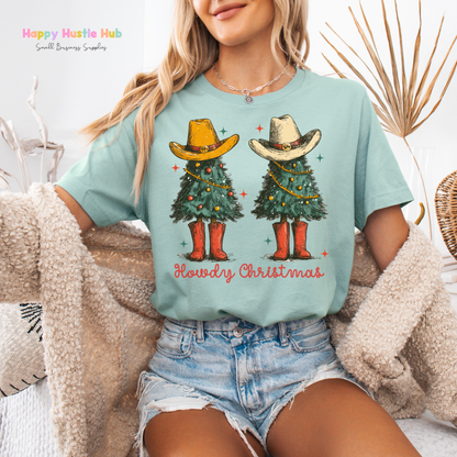 Howdy Christmas Cowboys DTF Transfer