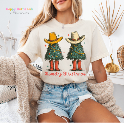 Howdy Christmas Cowboys DTF Transfer