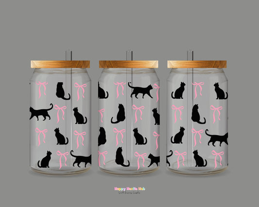 Girly Cats UV DTF Transfer