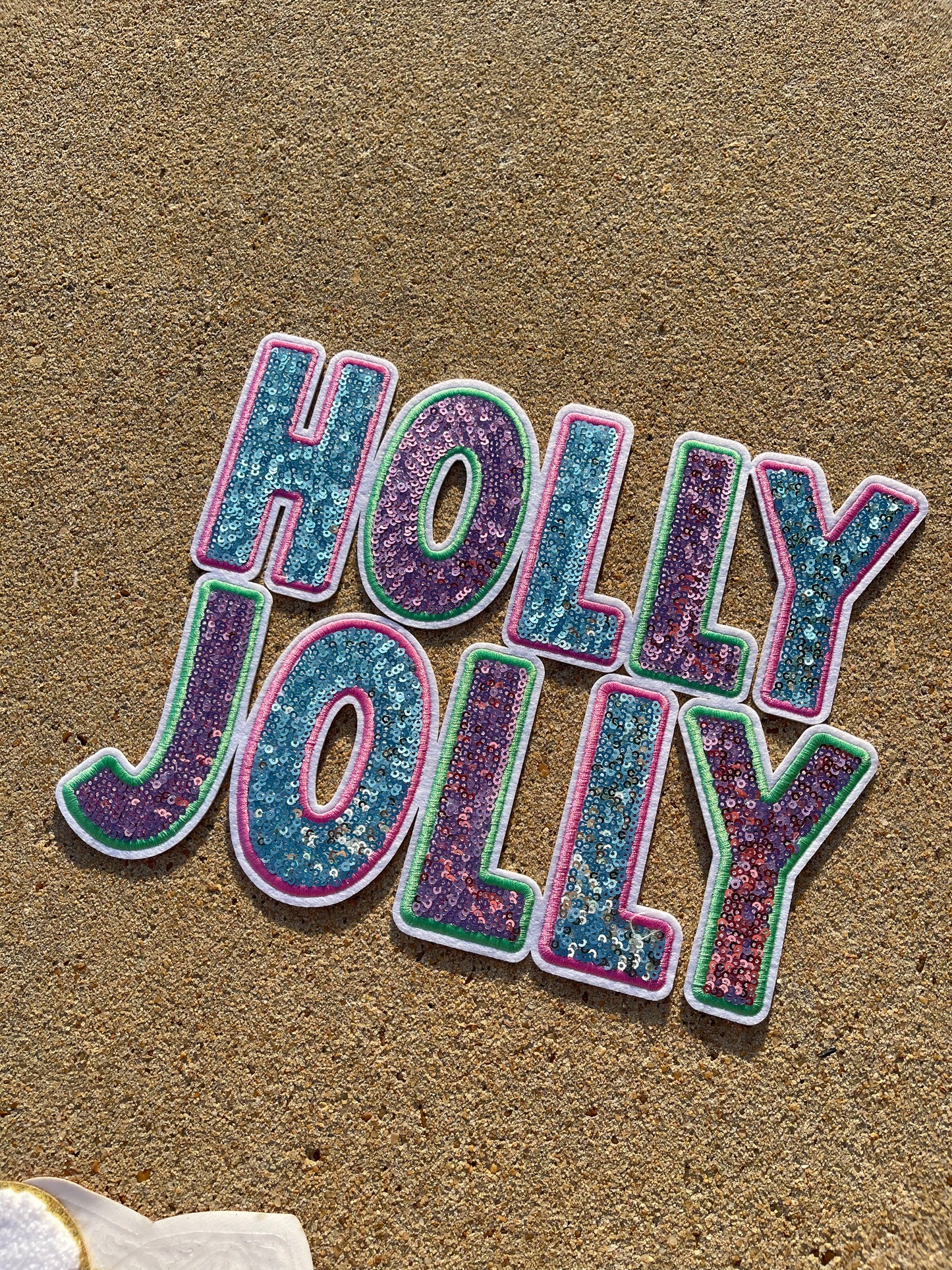 Holly Jolly Chenille Patch