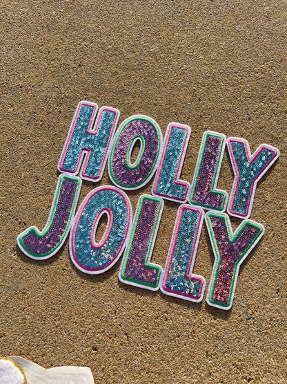 Holly Jolly Chenille Patch