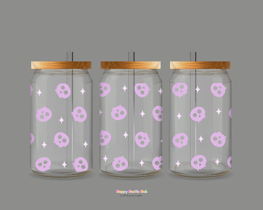 Purple Skelly UV DTF Transfer