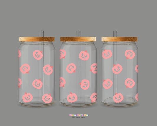 Pink Pumpkins UV DTF Wrap