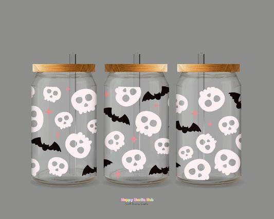 Bat Skull UV DTF Wrap