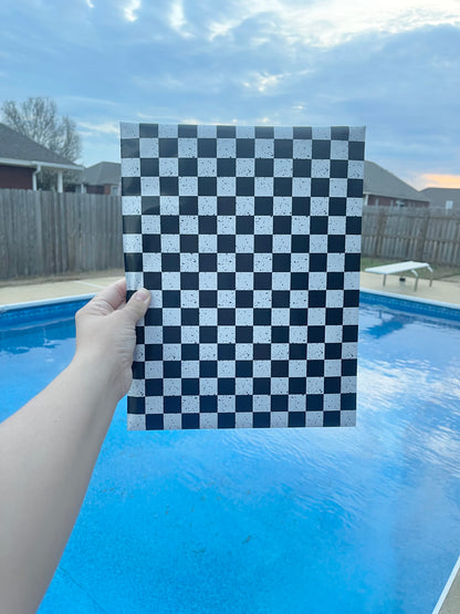Checkered Splat 10x13 Poly Mailer