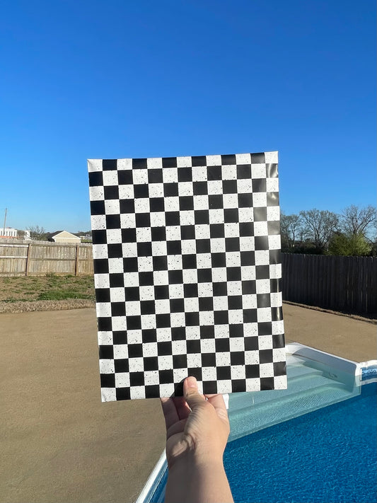 Checkered Splat 10x13 Poly Mailer