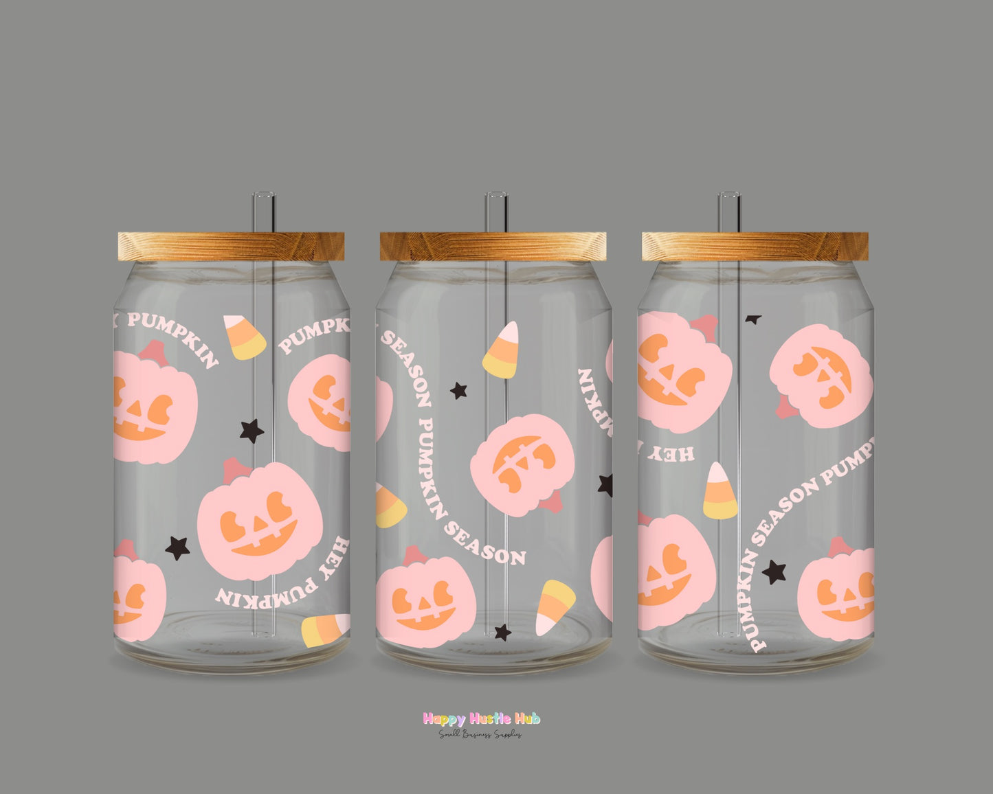 Pumpkin Season UV DTF Transfer