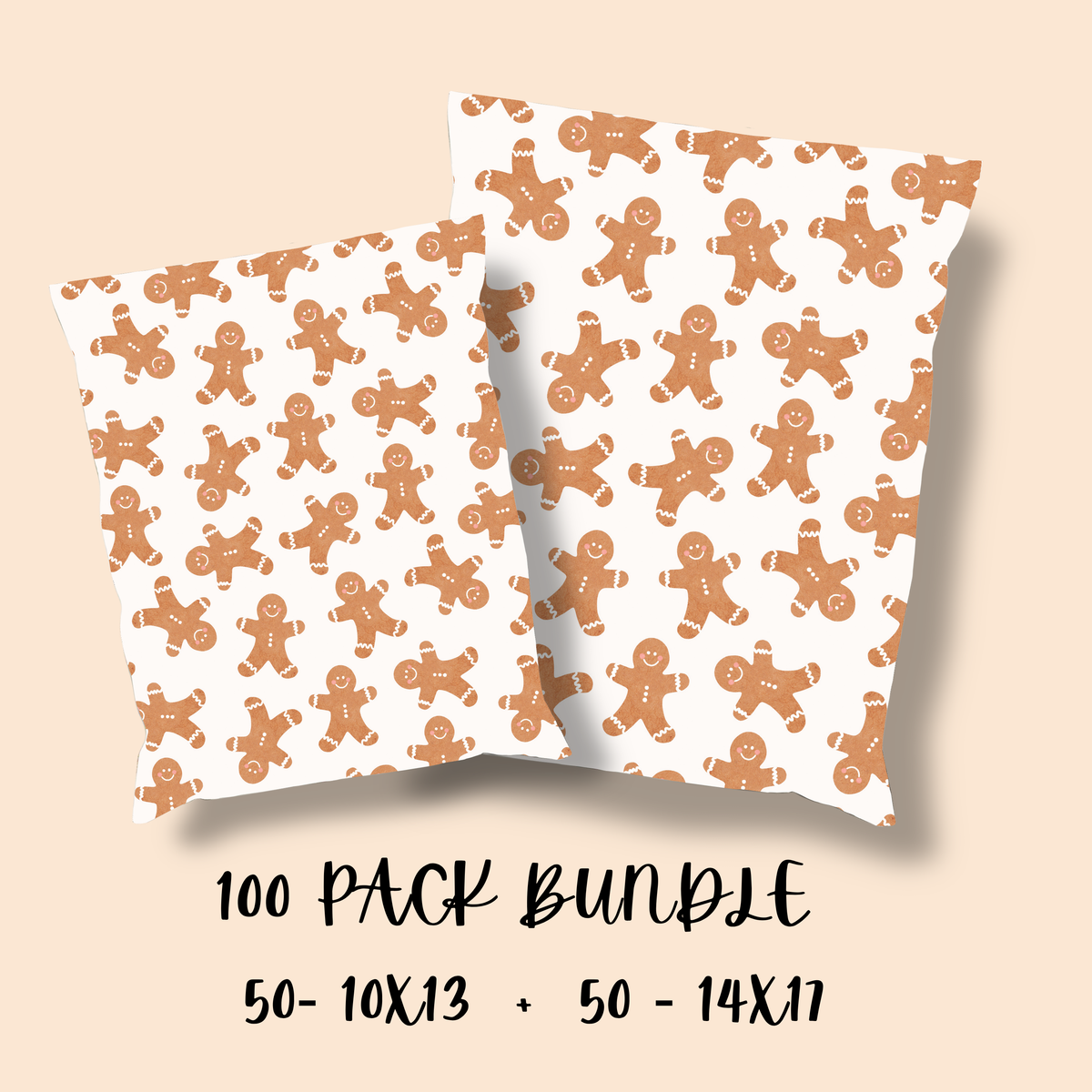 100 Pack Poly Mailer Bundle