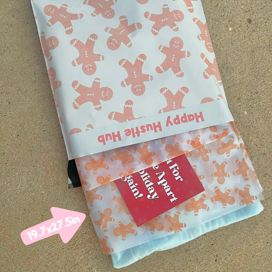 19.7"x27.5" Gingerbread Tissue Paper