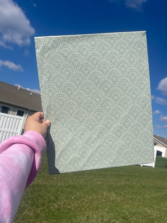 IMPERFECT Green Hearts Poly Mailer