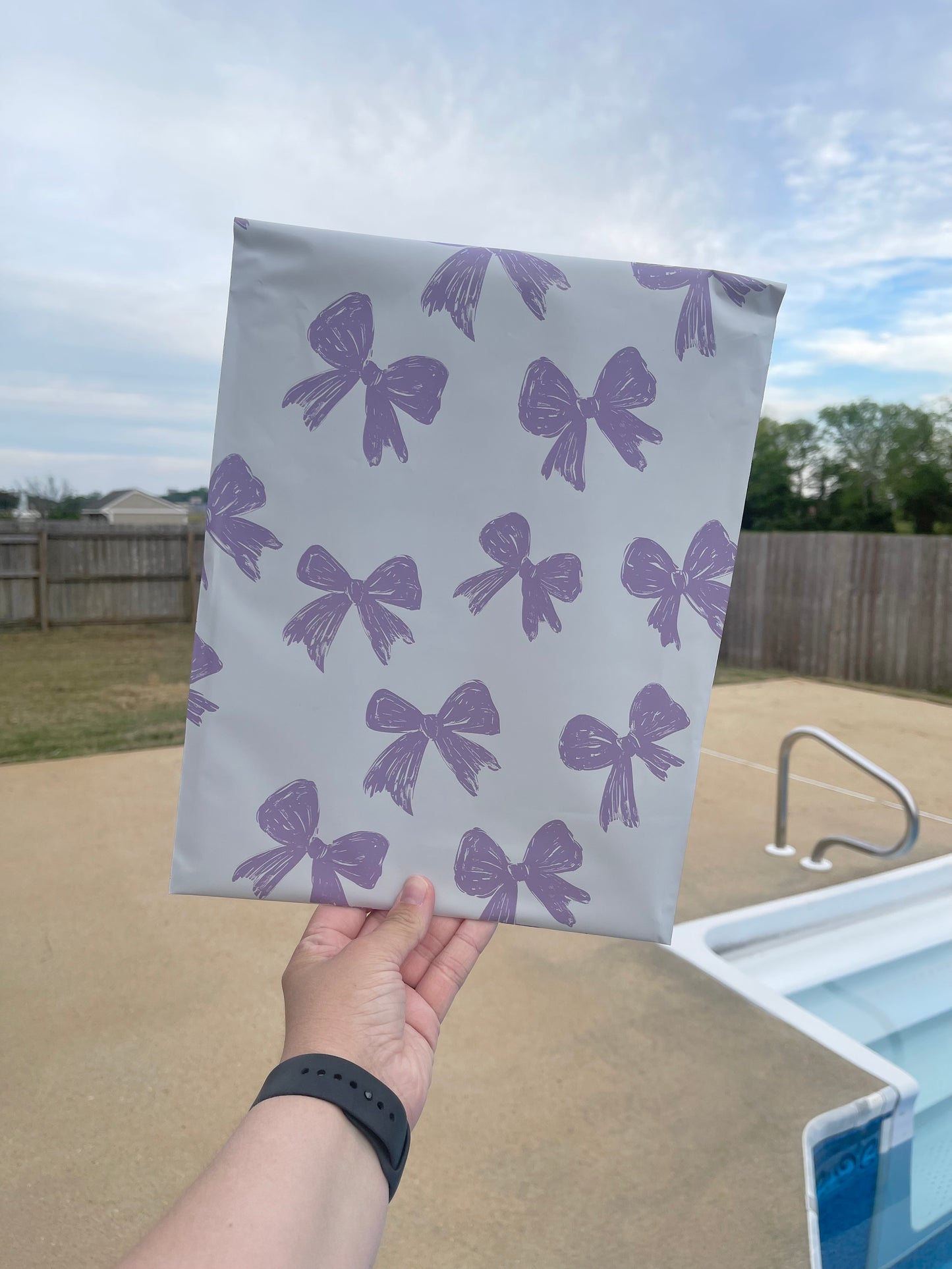 Lavender Haze Bows 10x13 Poly Mailer