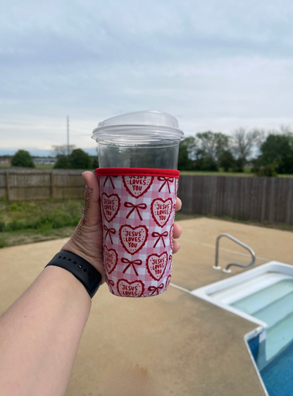 Jesus Loves You Koozie